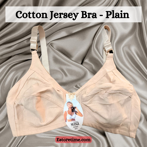 Cotton Jersey Bra - Plain - E602